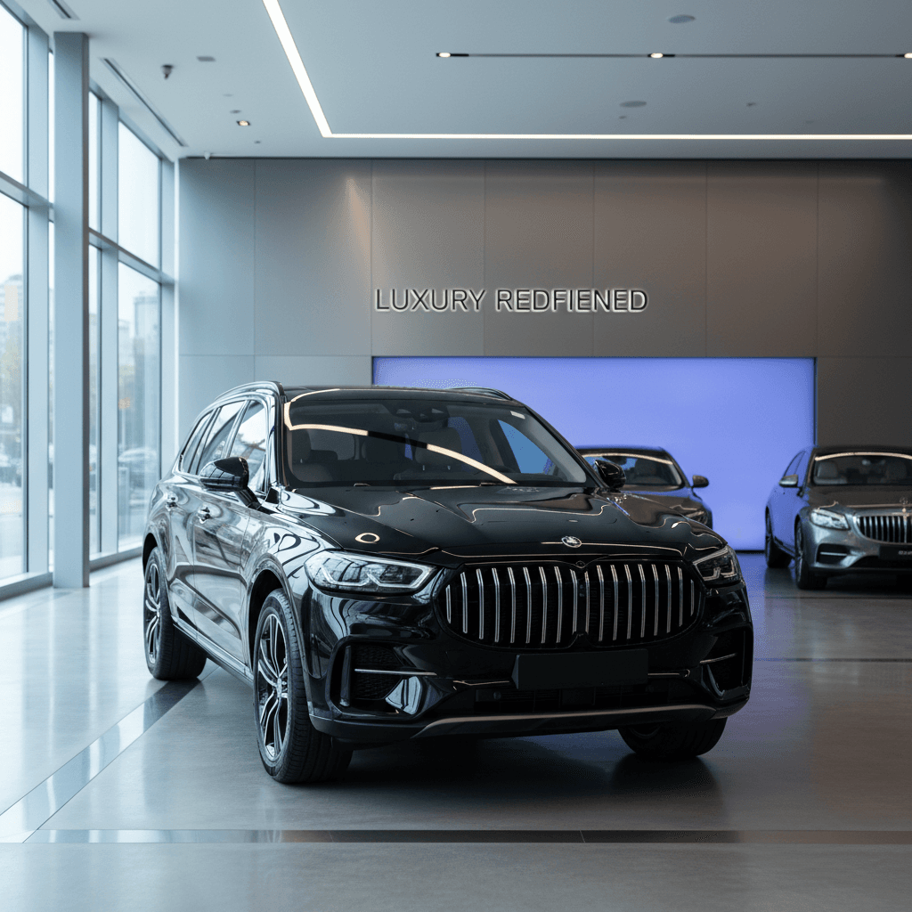 Black SUV with quality bodywork finish