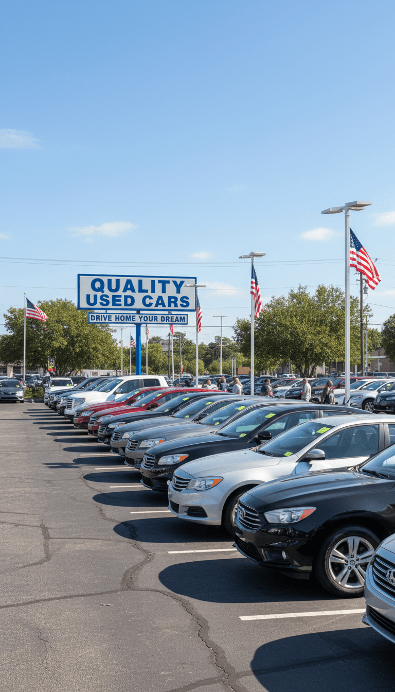 Quality used cars available for sale at automotive marketplace