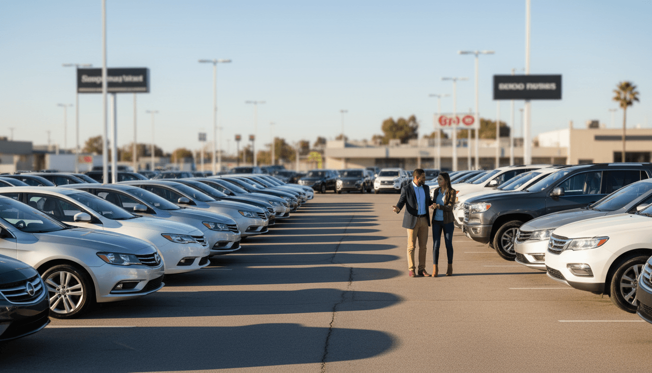 Selection of quality used cars available for purchase