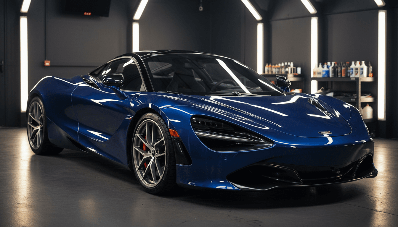 Vehicle restoration result showcasing quality bodywork